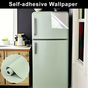 Self-Adhesive Thick PVC Wallpaper Roll, DIY Peel & Stick, Quick Refresh Cover, Removable, Suitable for Cabinet Doors, Countertop Refinish, Kitchen Refinish