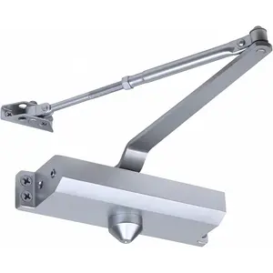 Automatic Door Closer Adjustable Size 4 Closers Commercial Grade 3 Spring Hydraulic Door slam Preventer Auto Door-Closer, Easy Installati & Instructis