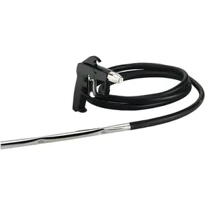 Sand Blaster with 10 Foot Hose, Sand Blast Gun, and Wrench - Siphon Feed (Campbell Hausfeld AT122601AV) , Black