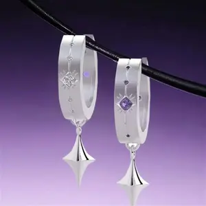 Love and Deepspace Xavier Popular Anime Characters with The Same Front and Back Double-wearing Earrings Cosplay Costumes Props