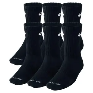 Nike Cushioned Socks 3 Pairs Athletic Sportswear Everyday Essential Gym Training New Original L XL Free Shipping | Gym | Workout | Training | Running | Fitness | Sports | Exercise | Casual | Lounge | Travel | Everyday | Comfortable | Soft | Premium