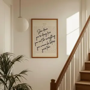 [Sale Up To 50%] Slow Down, Vienna Song Lyrics, Billy Joel Print, Music Poster (Unframed)