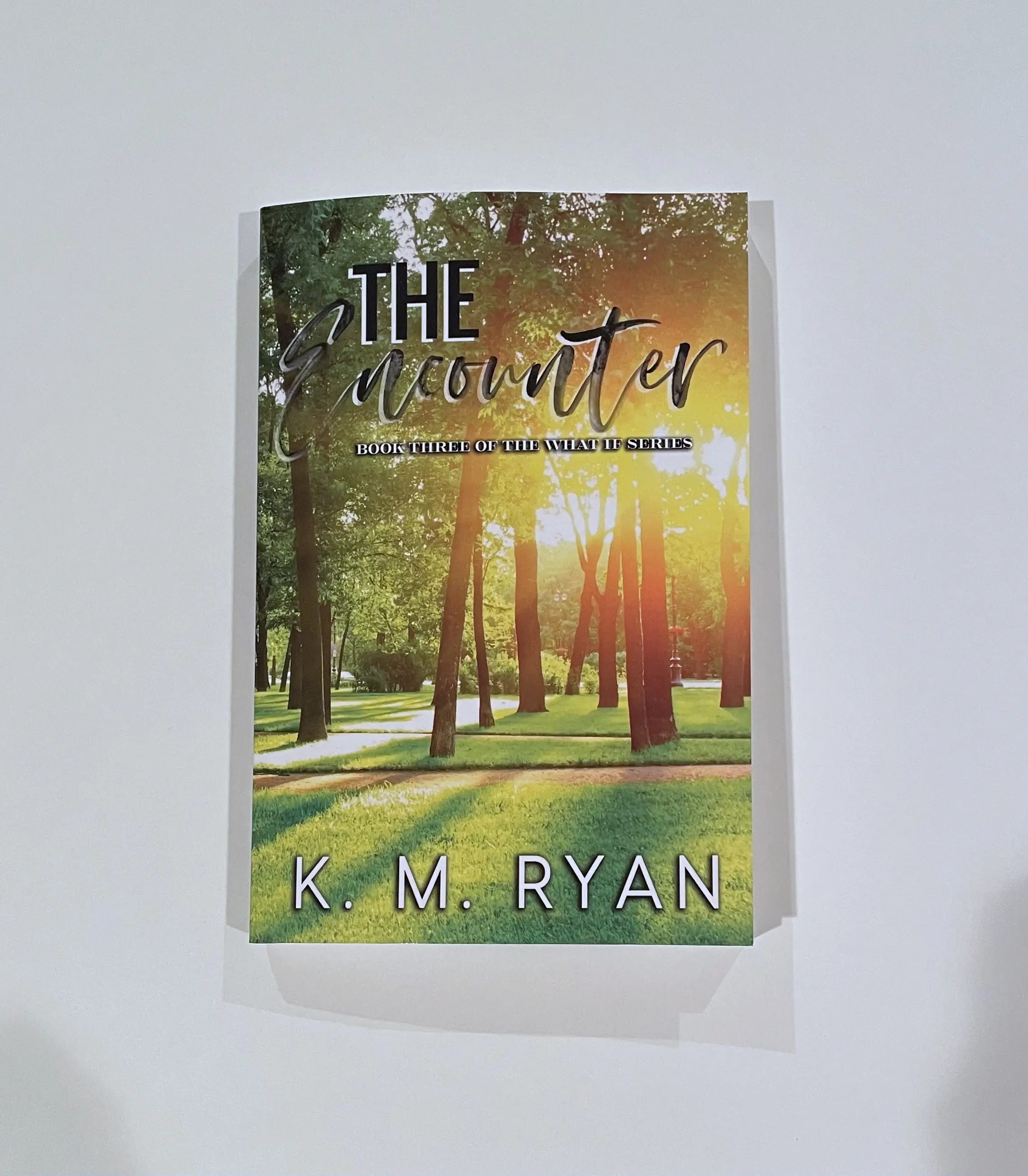 DISCREET - The Encounter in paperback by K. M. Ryan, Soft Cover, Regular Edition, signed paperback book contemporary romance