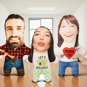 Custom Photo Pillow with Face | Personalized Plush Doll | 3D Body Pillow Gift for Friends or Family