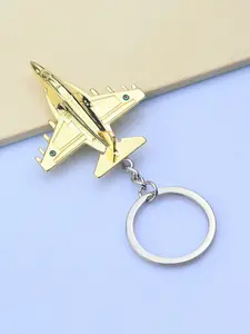 Creative Airplane Shape Keychain, Unique Keyring for Men and Women, Perfect Gift Key Holder Bag Charm, 1pc Fashion Accessory