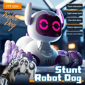 Robot Dog Toys for Kids, Remote Control Robots Dog withAuto-Demonstration,RC Stunt Remote Control Smart Robot Dog forAge Boys Girls Birthday Gift Present