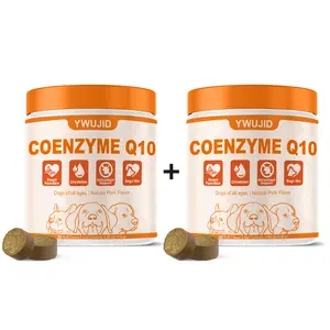 Dog Taurine Supplement with CoQ10, in natural pork flavor, comes as easy to  feed chewable tablets that assist dogs in maintaining daily physical balance.