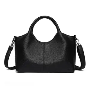Women's Vintage Leather Purses, Multi-style Designer Handbags, Top Handle Satchel with Adjustable Strap, Casual Crossbody Shoulder Bags for Daily Commute