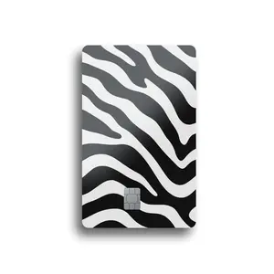 Minimalist Zebra Card Skin