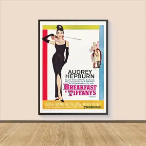 Breakfast at Tiffany's Movie Poster Print,   Wall Art, Room Decor, Movie Art, Gifts for Him/Her, Wall Art Print, Art Poster For Gift