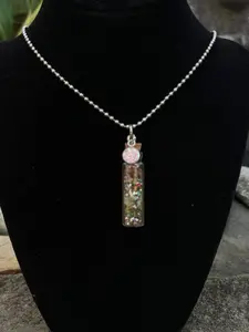 Abundance Glass Vial Pendant Necklace - by Haus of Witches