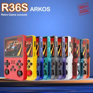 Arkos R36s Retro Handheld Game Console, Original Vintage Style Portable Gaming Machine, Classic Video Games On-The-Go Entertainment System