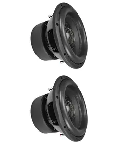2x PRV Audio RS10-SUBD4 10" Dual 4 Ohm 1000W RMS RS Series Car Subwoofer
