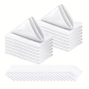 30-Pack Multicolor Cloth Napkins, 17x17 Inches, Perfect for Parties and Daily Use, Versatile Table Essential