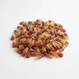 Cola Bottles Soft Chewy Cola Flavor Candy Sweet Gummy Soda Candy Snacks Fun Shape Fizzy Inspired Taste - Bonbon, Fruit