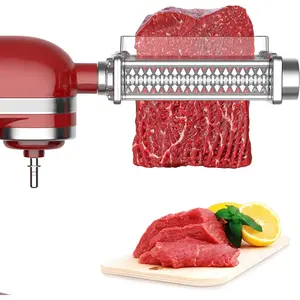 Meat tenderizer attachment for kitchenaid stand mixer meat tenderizer machine for kitchenaid mixer accessories meat tenderizer with stainless steel gears by