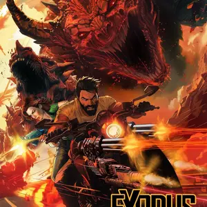Exodus 2065: The Graphic Novel - Hard Cover Sci-Fi Apocalyptic Dystopian Fantasy Thriller Romance Alien Worlds Novel