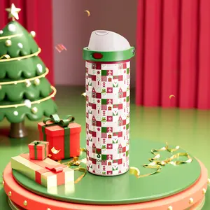 MEOKY 24/32/40oz Insulated Water Bottle, Hot Water Mug,2-in-1 Straw & Spout Lid, Leak-Proof, Non-Slip Base, BPA-Free,Perfect Gift for Travel, School, Office