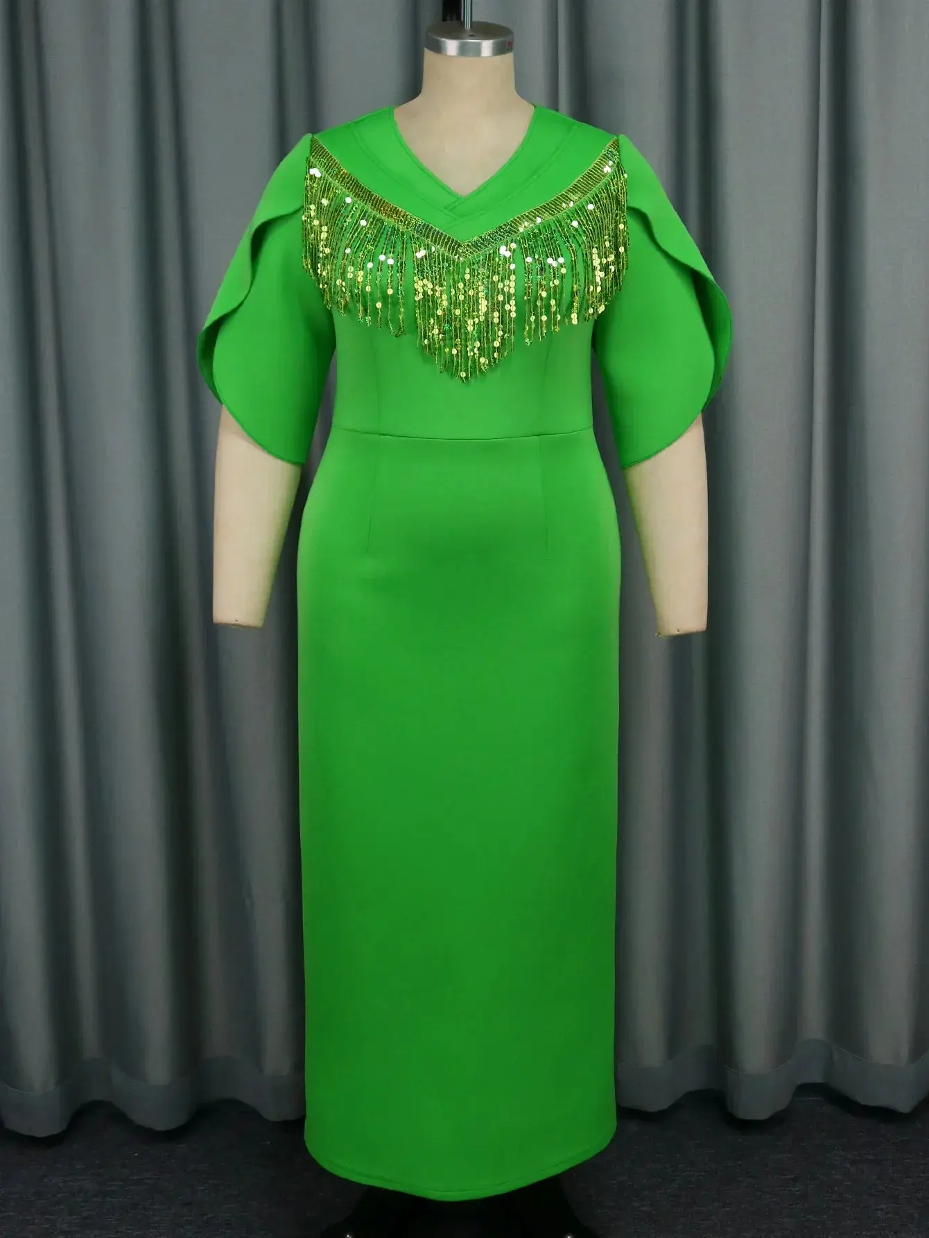 sachin and babi light blue dress Long Green Dress main image 1