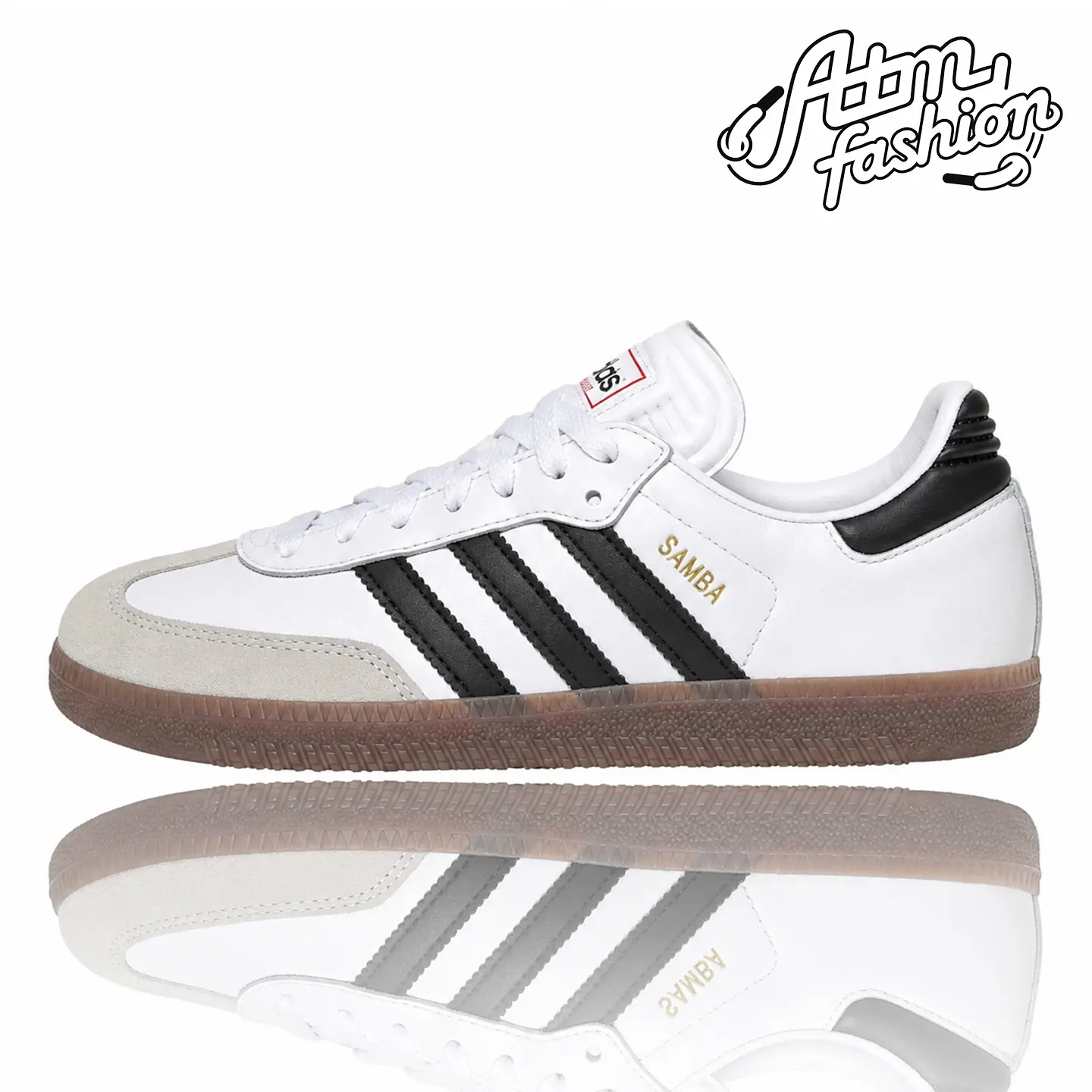 adidas Samba White None (GS) Youth Women Authentic Shoes Footwear Sneaker Trainer Comfortable Walking Fashion Trending Gift
