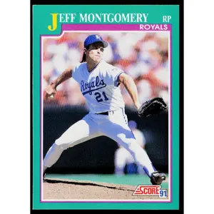Jeff Montgomery 1991 Score #143 Kansas City Royals