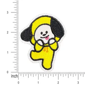 CHIMMY 2 , BT21 + BTS + patch + embroidered/appliqué