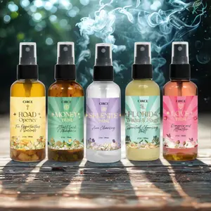 Soul Elixir cleasing mist sprays – 5 Intention energy shifting - Focused Ritual Blends 2oz herb Infused