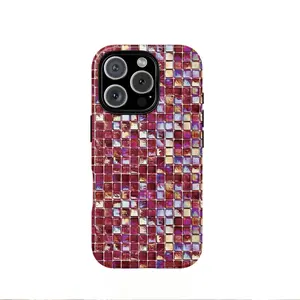 Featuring a dreamy, vibrant mosaic patchwork design, this durable and shock-absorbing phone case combines a glossy finish with robust protection. Compatible with iPhone 17, 16, 15, 14, 13, 12, 11, X, Samsung series, and other models