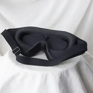 Slow Rebound Sponge 3D Sleep Mask Three-Dimensional Silk Eye Cover Unisex Light Blocking Sleep Aid Travel Eye Shield for Rest