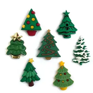 Christmas Trees Buttons