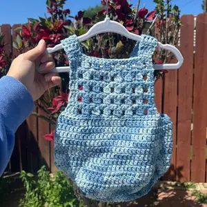 Crochet onesie