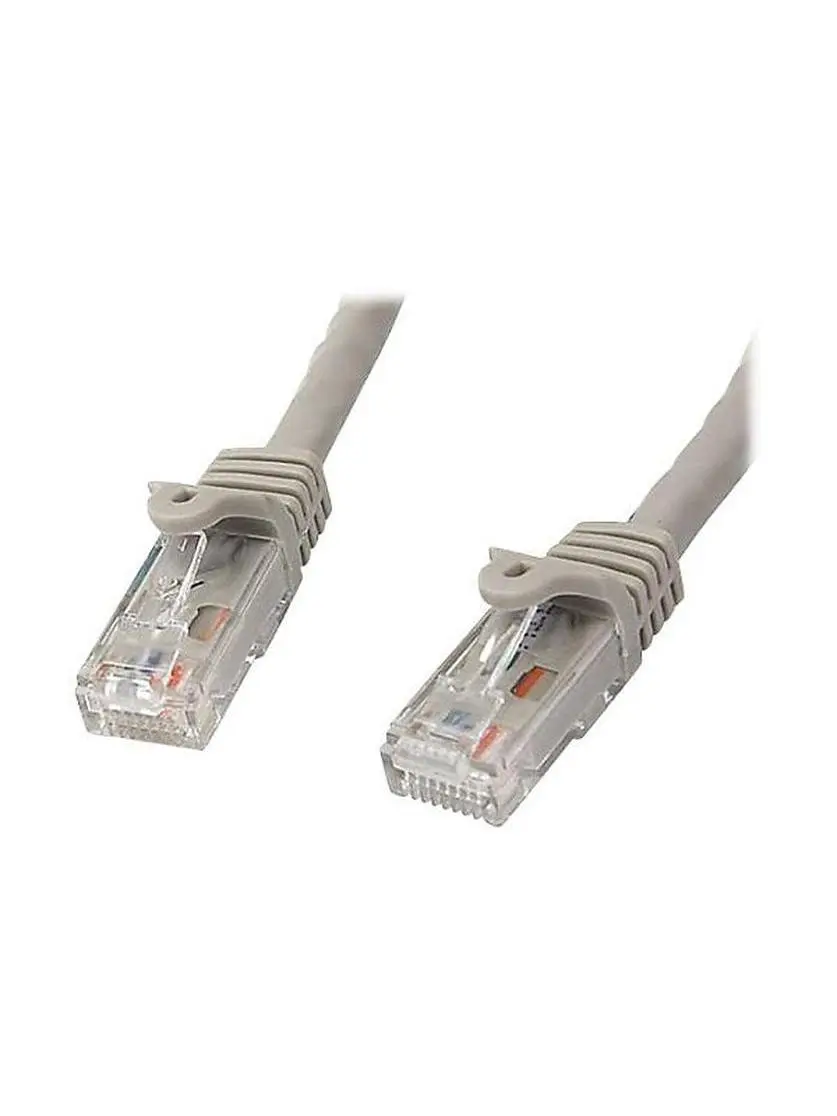 Startech N6PATCH20GR 20 ft. CAT6 Gray Snagless Ethernet Cable with Molded RJ45 Ports, PVC Jacket