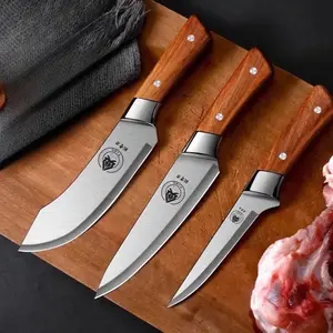 Meat cutting knife, butcher's pig killing knife, sharp bone razor knife kitchen
