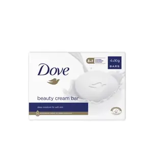 Dove Beauty Cream Bar Soap Deep Moisture for Soft Skin 12 Bars 90g - Beauty and Personal Care Gentle Hypoallergenic Cleansing Daily