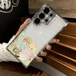 Cartoon P-Precious Moments Phone Case Suitable for Samsung Galaxy S26 S25 S24 A57 A37 A07 A26 A36 A55 A35 A06 A16 A05 A14 A24 A34 A54 A15 A05S A25 A04e A04 S23 S22 S21 FE Ultra Plus Edge 4G 5G Anti Fall Protective Transparent Soft Back Cover