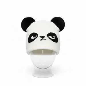 Street Panda Beanie – Cute Panda Hat for Streetwear & Cozy Winter Fits