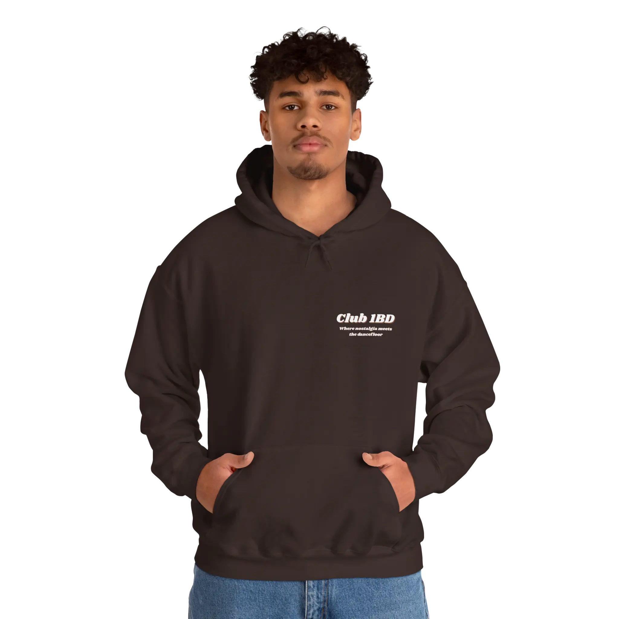 Hoodie - Club 1BD Collage Back Design