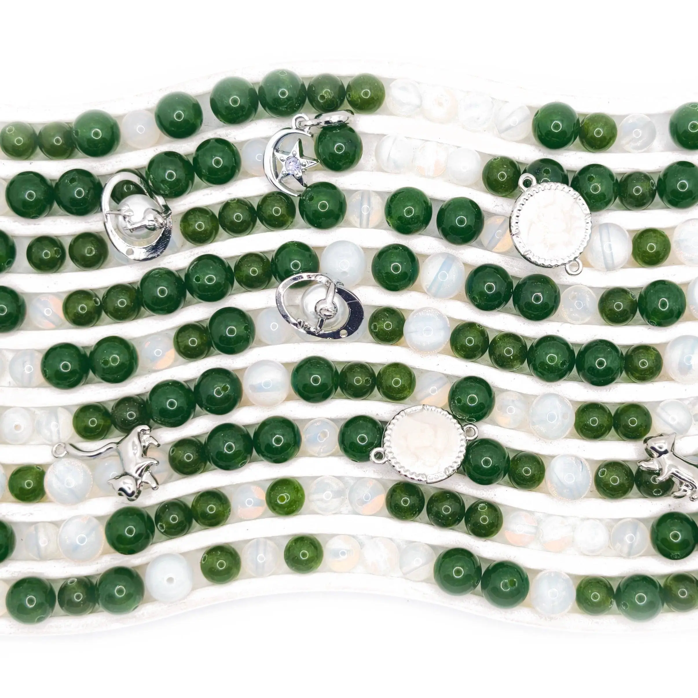 L1754]Crystal Enchanted Moss DIY tools set DIY Beads charms