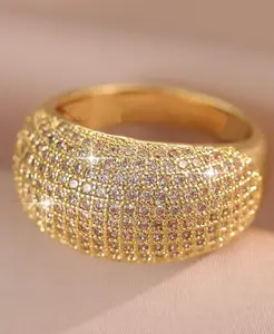 1 Pc Style Luxury Big Oval Zirconia Rings For Women Engagement Weddings Ring Jewelry Luxury Dresses Gift For  Women