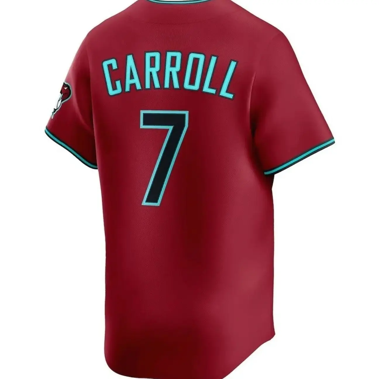 Unisex Baseball 2026 Arizona Carroll 7 Jersey Alternate Replica Jersey - Red