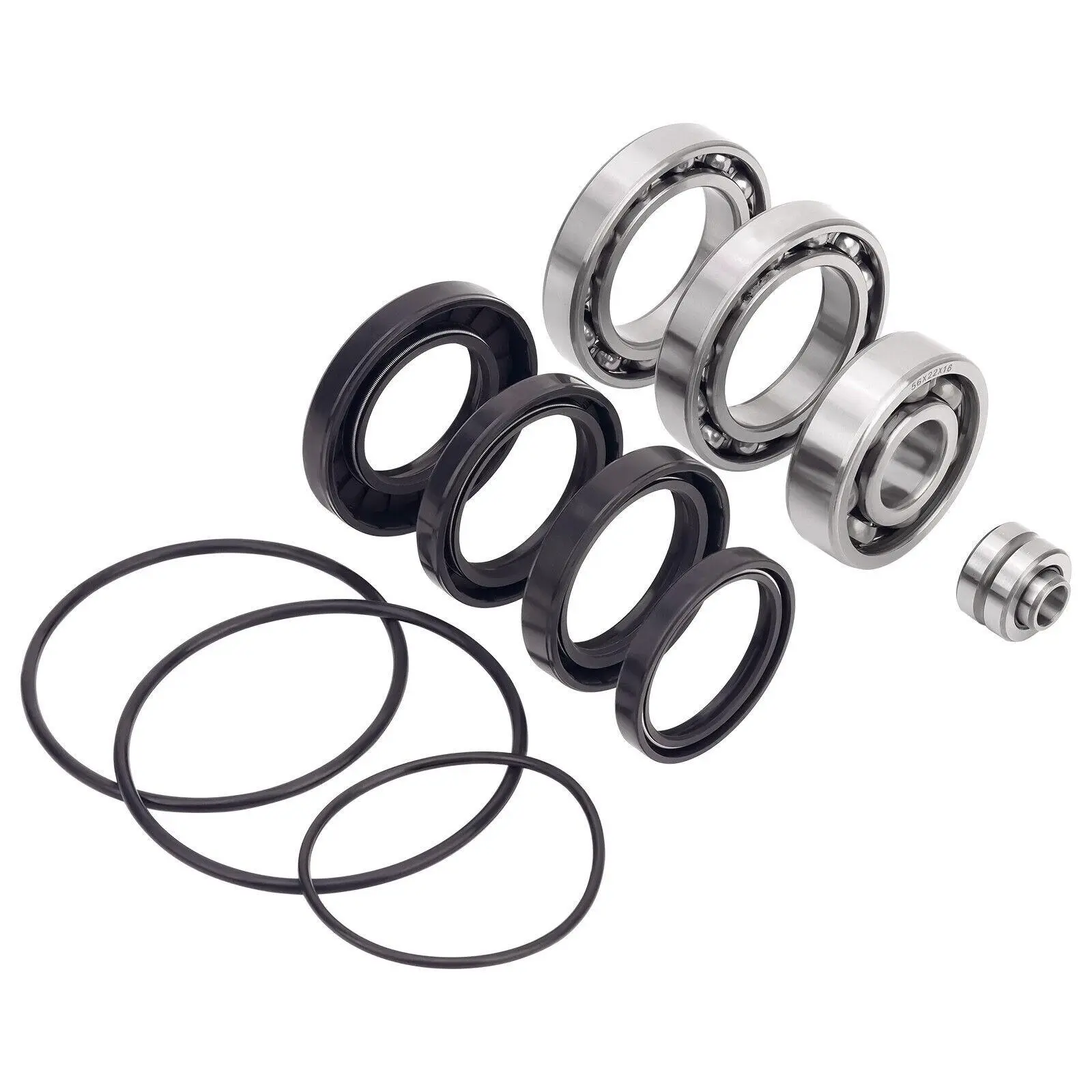 For Honda FourTrax 300 TRX300 TRX 300FW Rear Differential Bearings Seals Kit