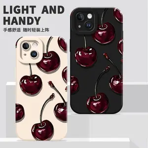 For iPhone 17ProMax/Air new model 16Plus/15/14 Soft edge silicone skin feel allinclusive 13 creativity 12Mini/11 antifall Skin texture vintage style personality trend softshell soft rubber phone case