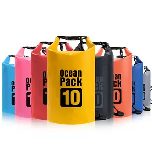 Outdoor waterproof bag PVC waterproof bucket bag Drifting waterproof storage bag Traceway waterproof backpack Beach waterproof bag