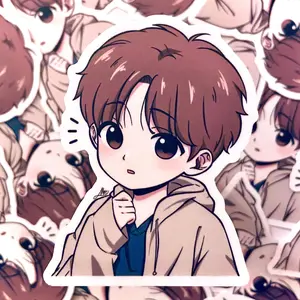 BL Cute Kim Dan Vinyl Sticker Waterproof fadeproof scratch resistant thick high quality vinyl w smooth matte finish