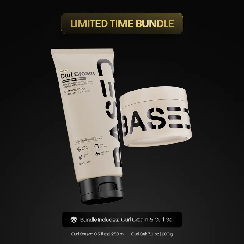 BASED Definition & Hold Duo | Curl Cream & Curl Gel Bundle
