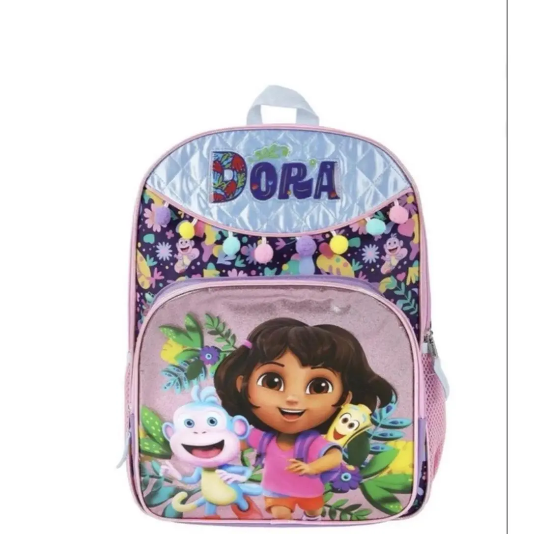 Dora the Explorer Backpack for Kids - Colorful Design with Dora and Friends - Perfect for School and Daily Use