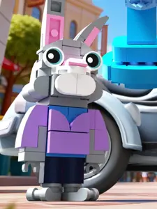 Zoo 3-in-1 Micro Mini Building Blocks Set - Rabbit Fox Snake Animal Models,Creative Animal Building Blocks - 3D Micro Mini Bricks, 6+ Kids STEM Educational Toy, Holiday Birthday Gift Home Decor