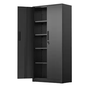 Metal Storage Cabinets with Lock, Tool Cabinet, 72" Locking Steel Storage, Tall Locker Organizer Garage Cabinets, Customized