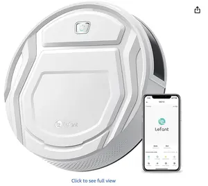 Robot Vacuum Cleaner, Strong Suction, 120 Mins Runtime, Slim, Low Noise, Automatic Self-Charging, Wi-Fi/App/Alexa Control, Ideal for Pet Hair Hard Floor and Daily Cleaning, M210