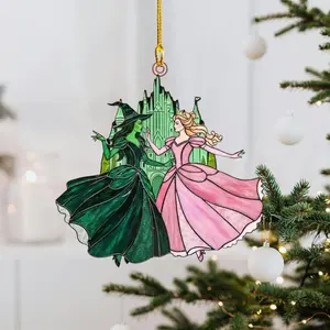 Wicked Ornament 2025, Defying Gravity Emerald Castle Ornament, Broadway Musical Christmas Decoration, Christmas Ornament
